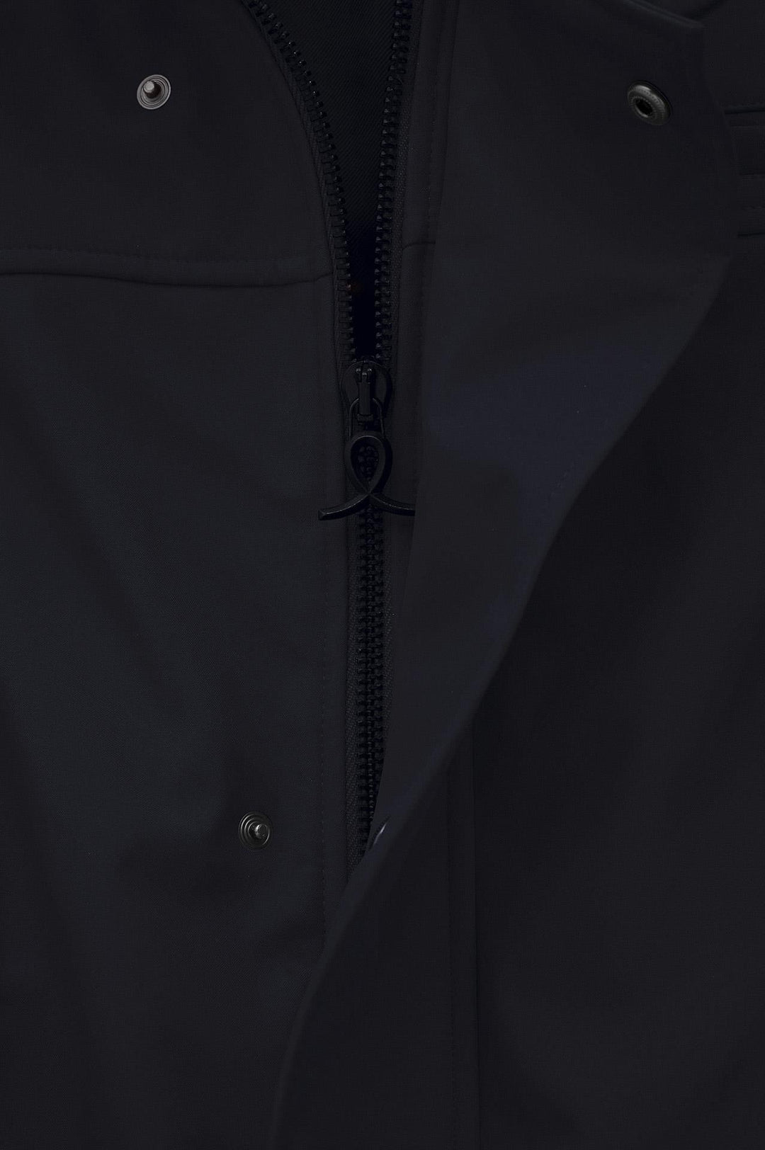Giesto Veste technique bleu marine à col montant et intérieur polaire - Bleu marine