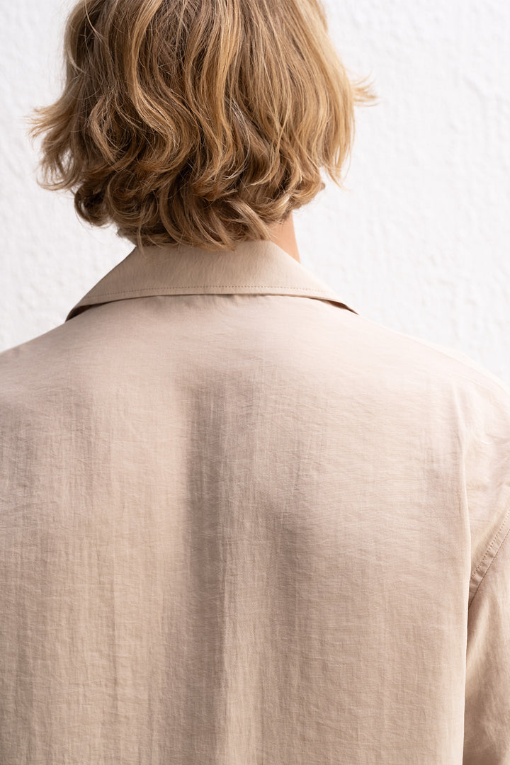 Giesto Chemise beige à lacets - Beige