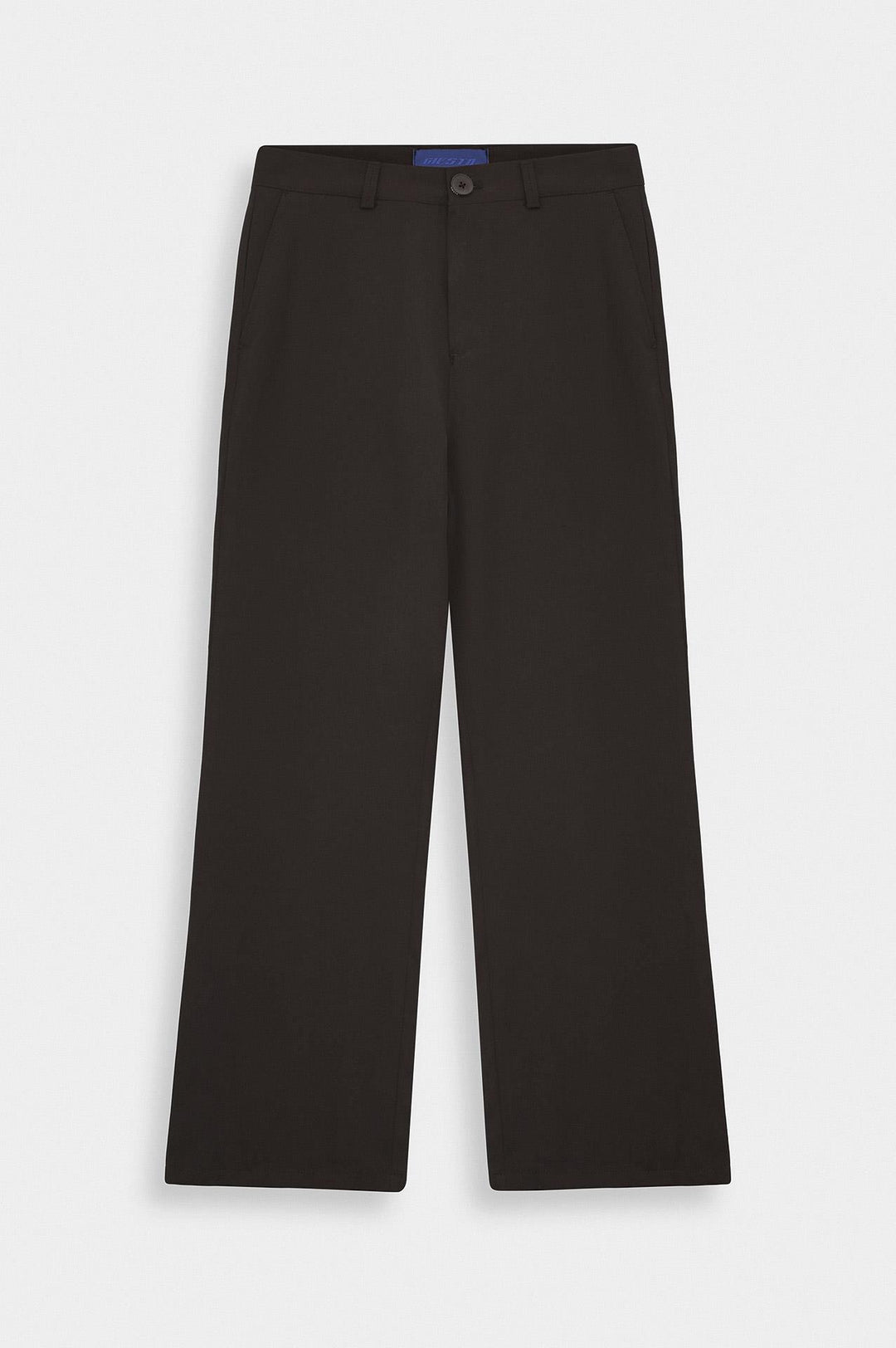 Giesto Pantalon marron à jambes évasées - Marron