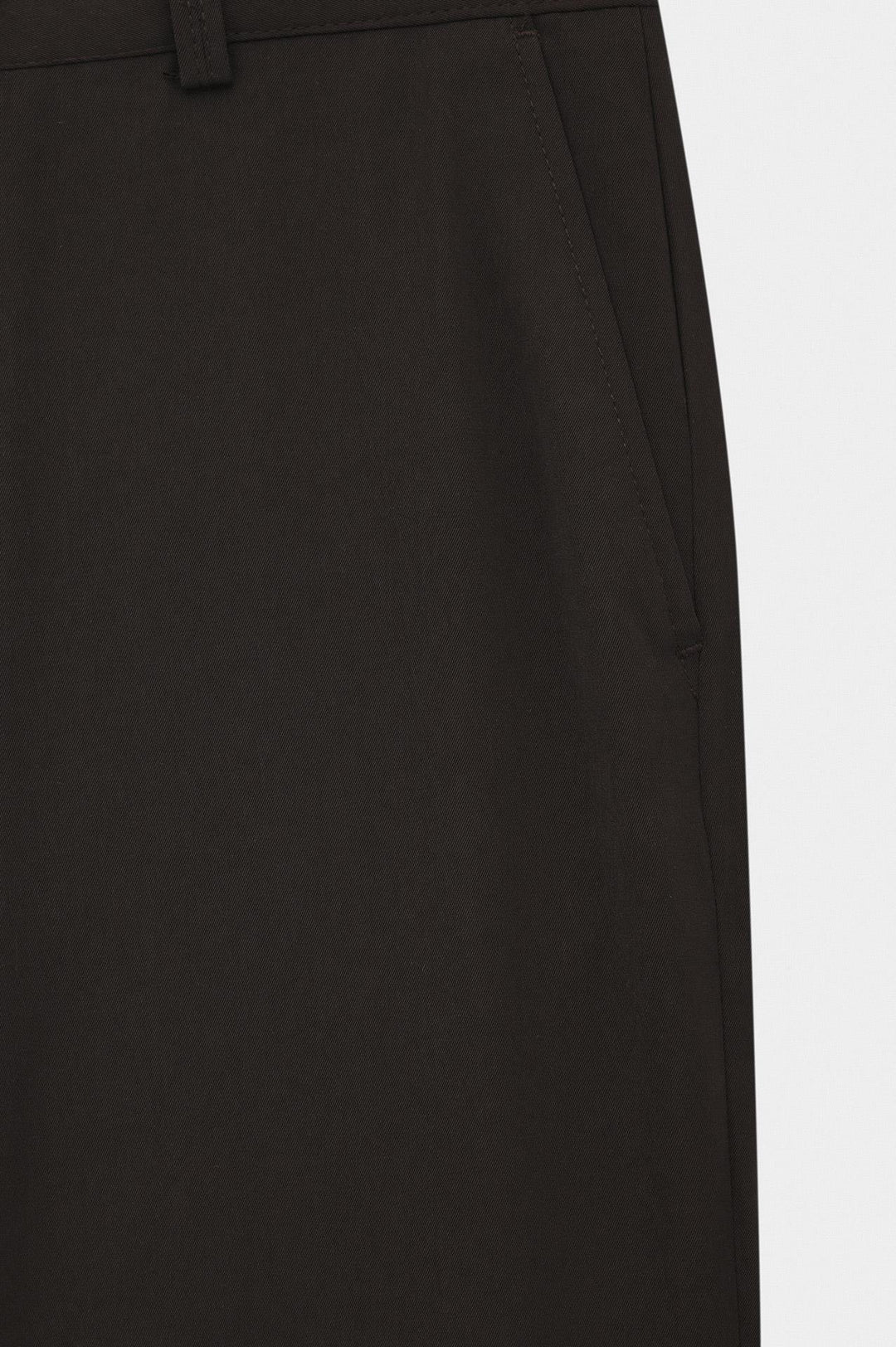Giesto Pantalon marron à jambes évasées - Marron