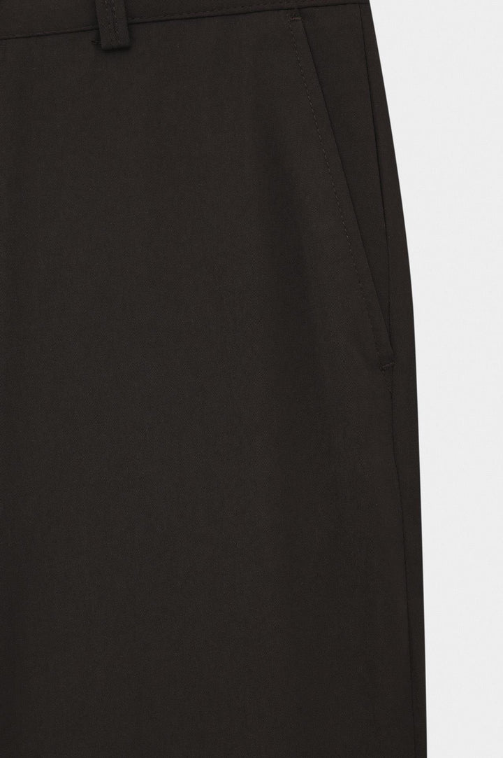 Giesto Pantalon marron à jambes évasées - Marron