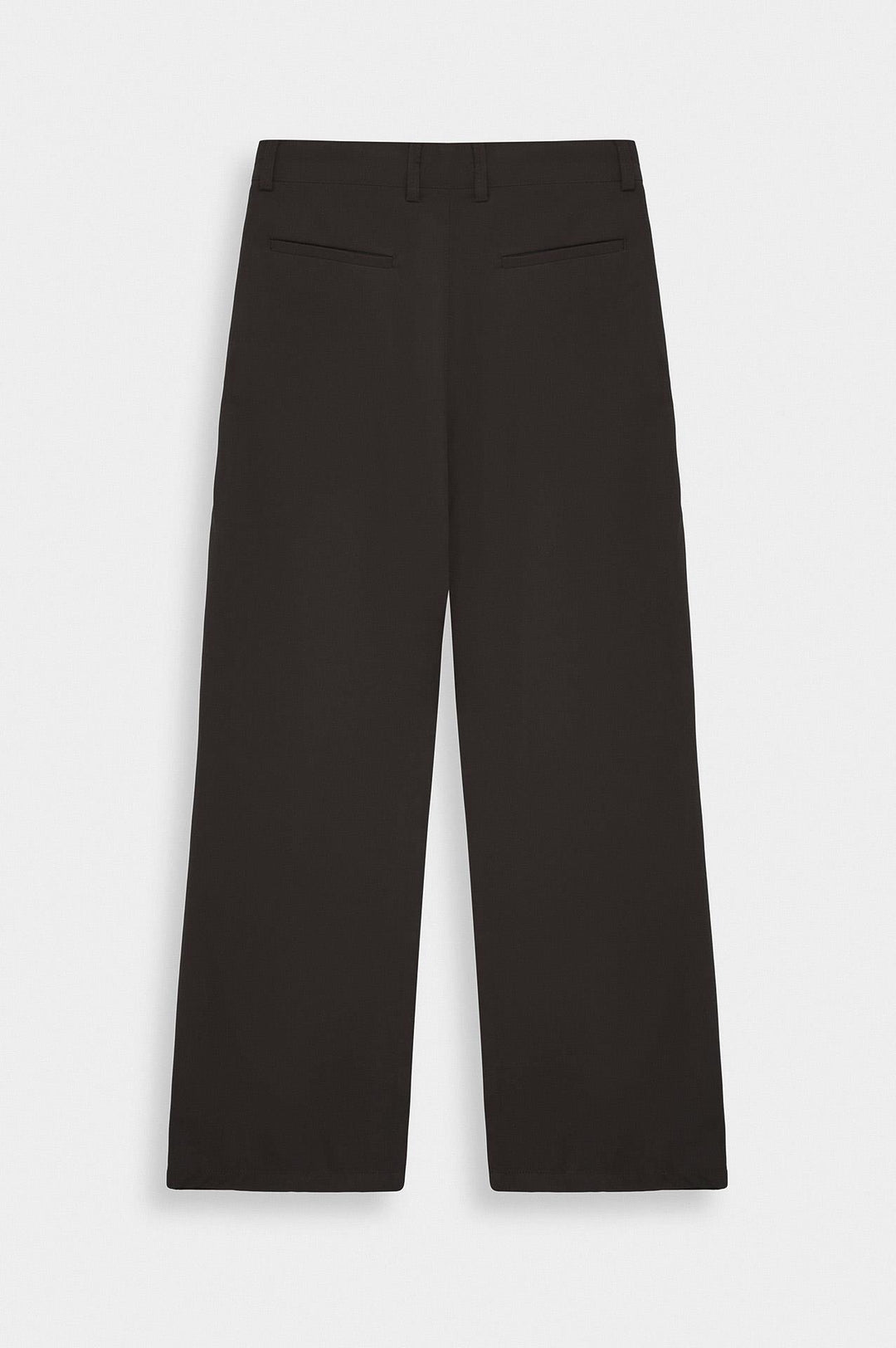 Giesto Pantalon marron à jambes évasées - Marron