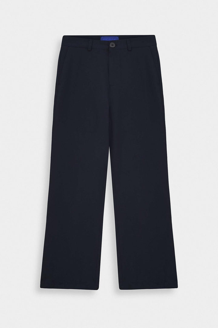 Giesto Pantalon marron à jambes évasées - Marron