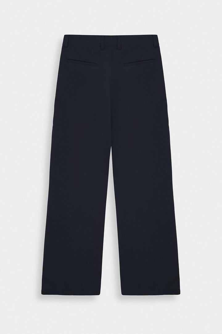 Giesto Pantalon en Flare en Fonte Bleu marine - Bleu marine