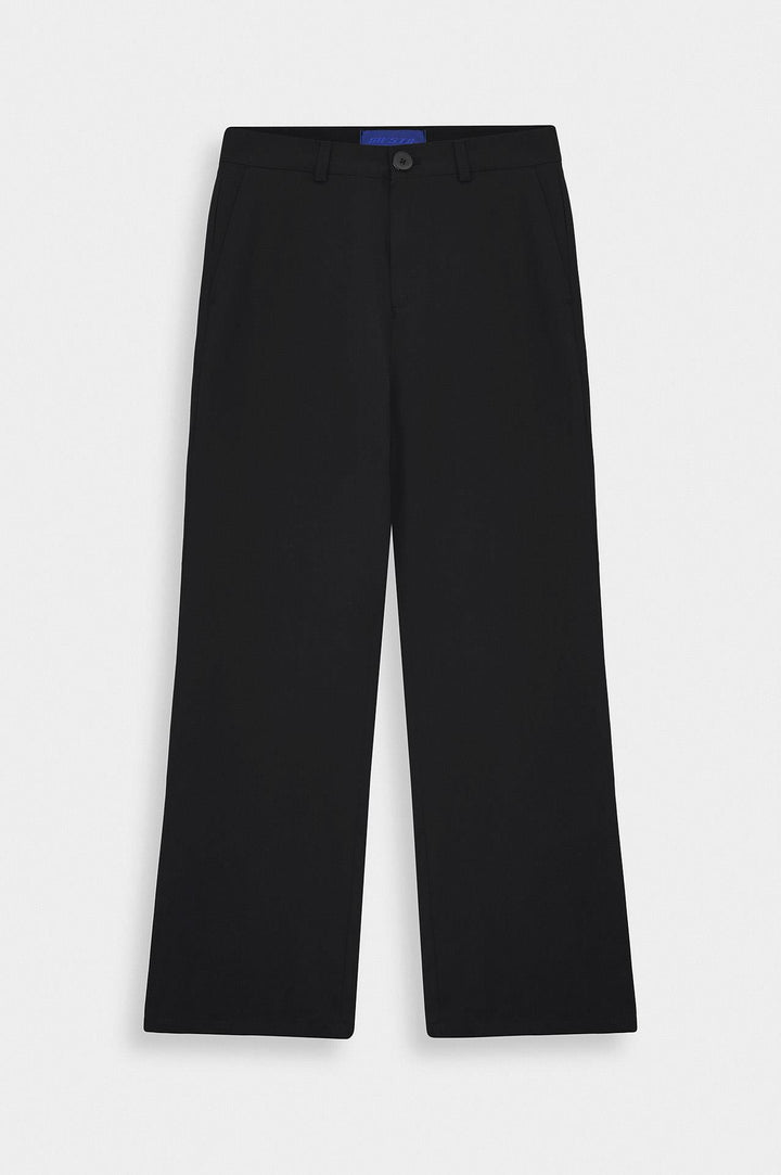 Giesto Pantalon en Flare en Fonte Noir - Noir