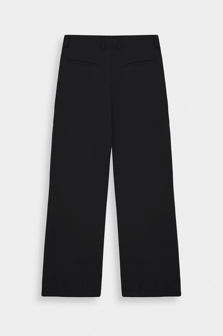 Giesto Pantalon en Flare en Fonte Noir - Noir