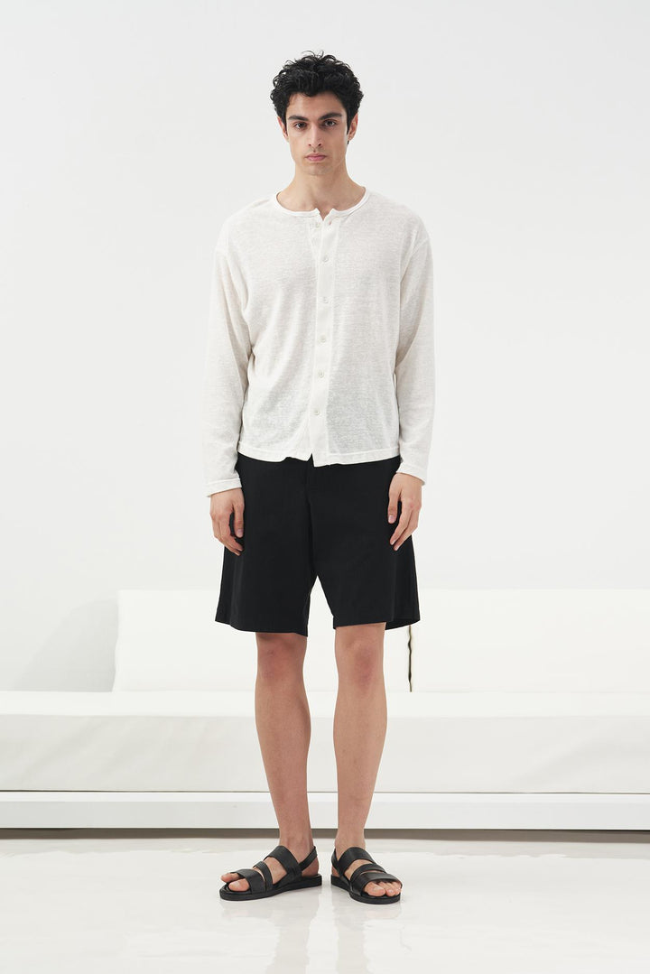 Giesto Chemise en tricot écru - Écru