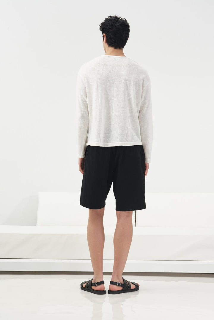 Giesto Chemise en tricot écru - Écru