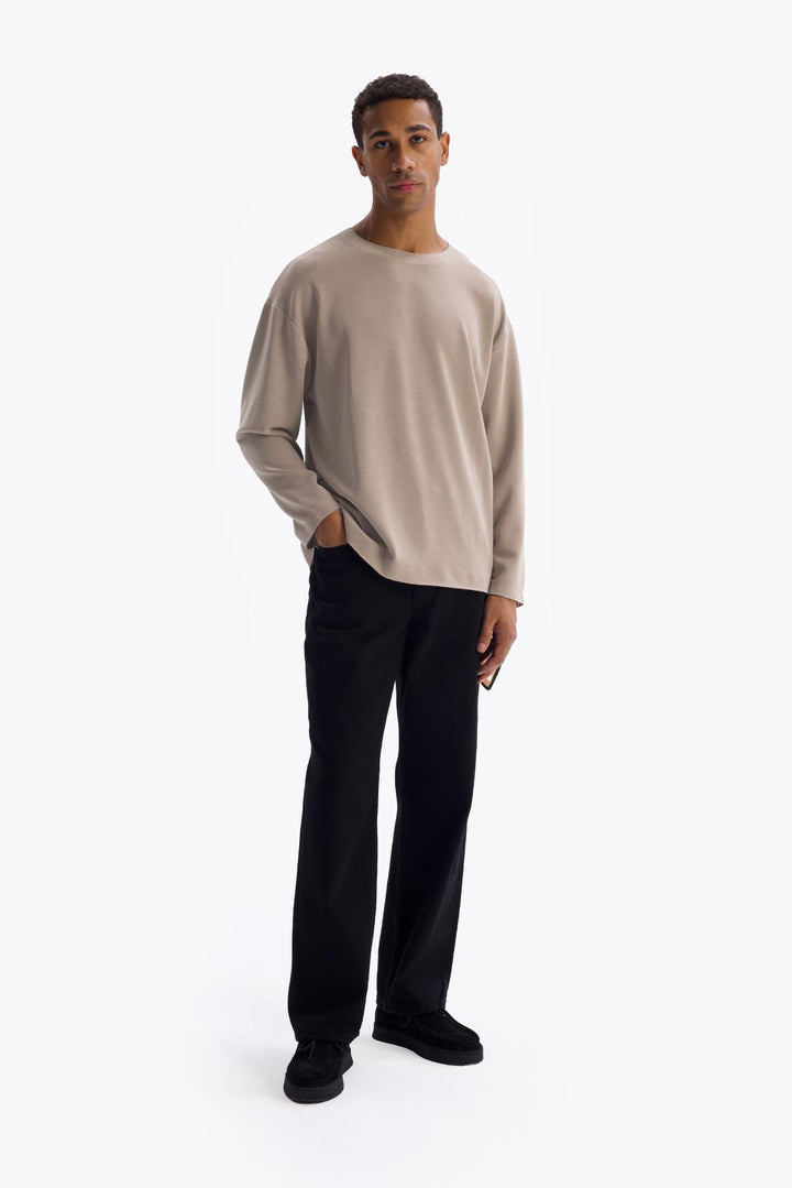 Giesto T-Shirt Ample - Tabac