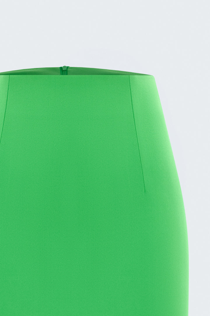 Sateen Jupe crayon - Clair Vert