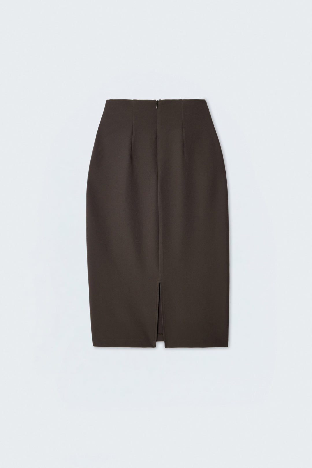 Sateen Jupe crayon droite - Anthracite