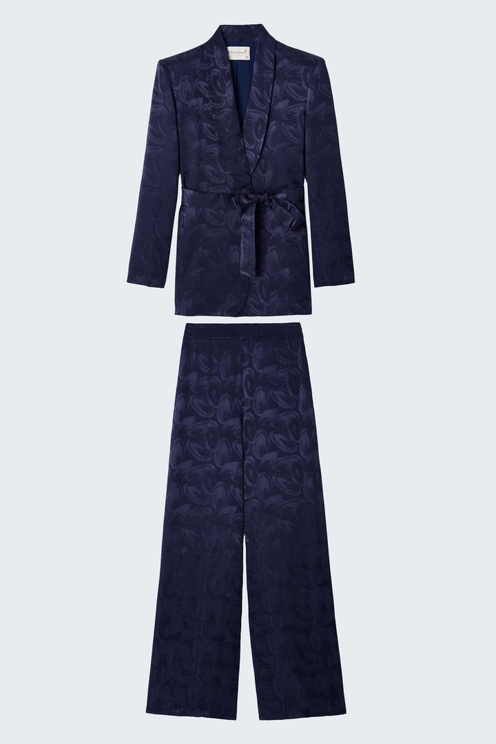 Sateen Ensemble Eden - Bleu marine