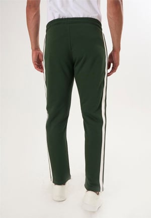 Felix Hardy Pantalon jogger en coton avec cordon pour homme - Vert