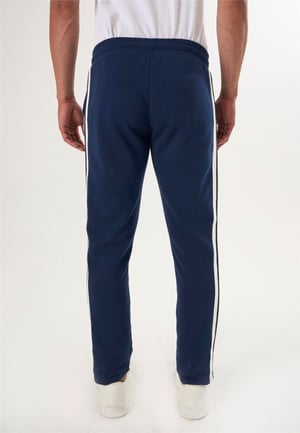 Felix Hardy Pantalon jogger en coton avec cordon pour homme - Bleu marine