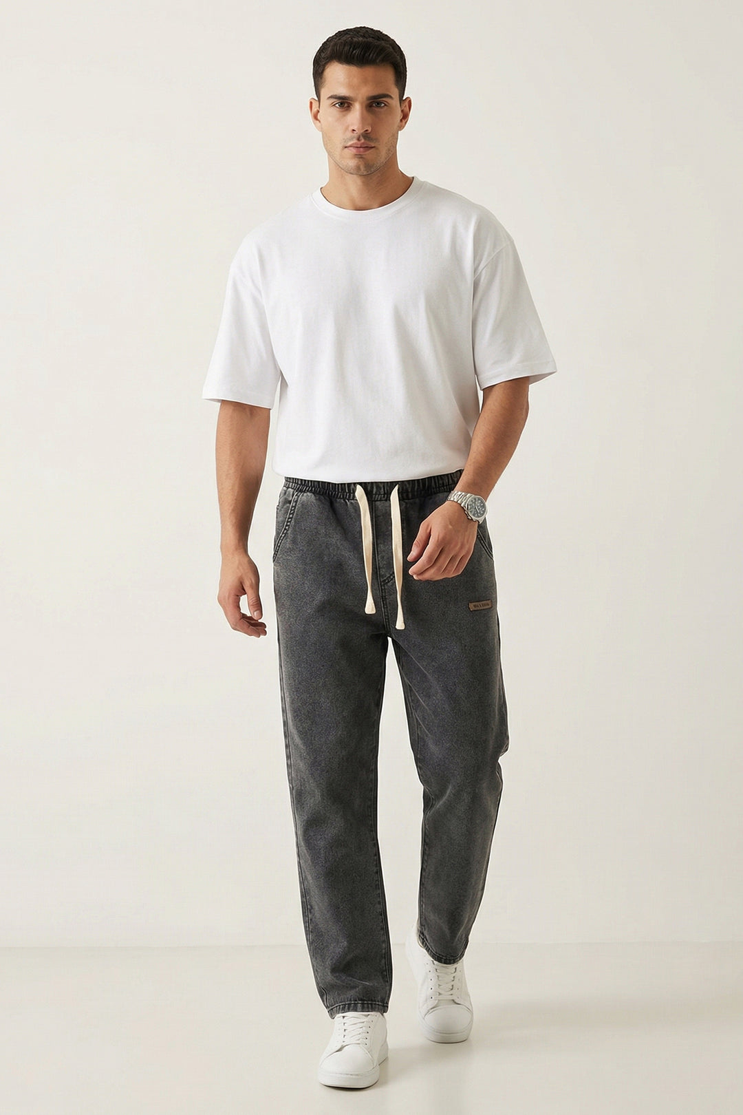 Bigdart Pantalon Jean Baggy Coupe Relaxed Homme 30073 - Anthracite