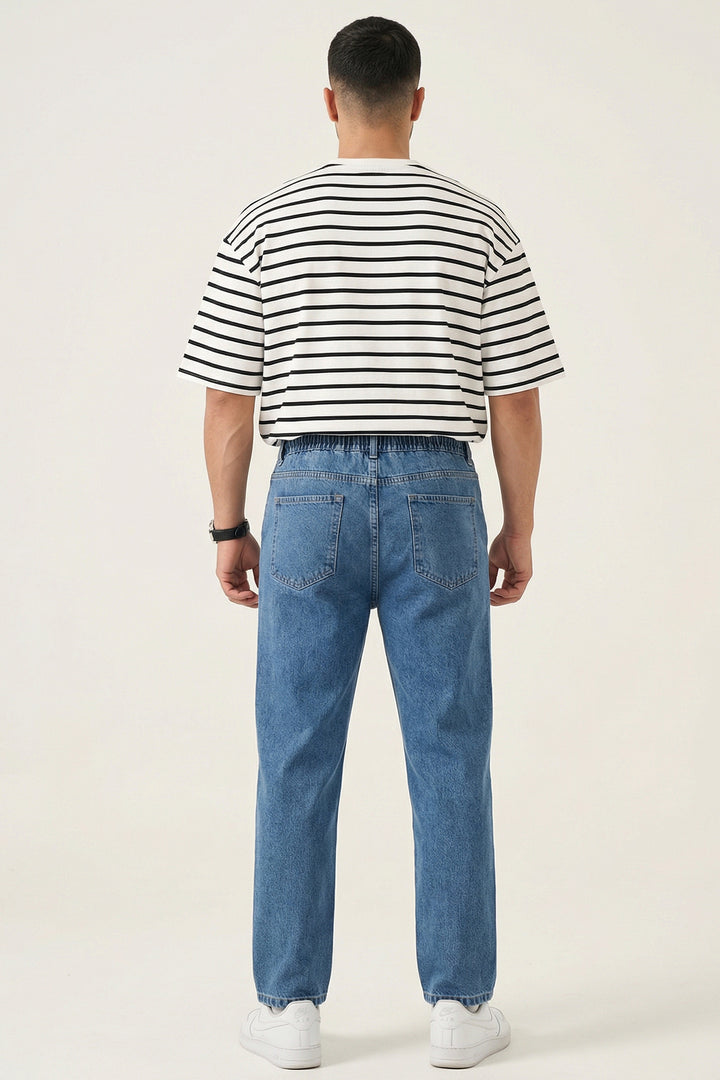 Bigdart Pantalon Jean Baggy Coupe Relaxed Homme 30073 - Bleu marine