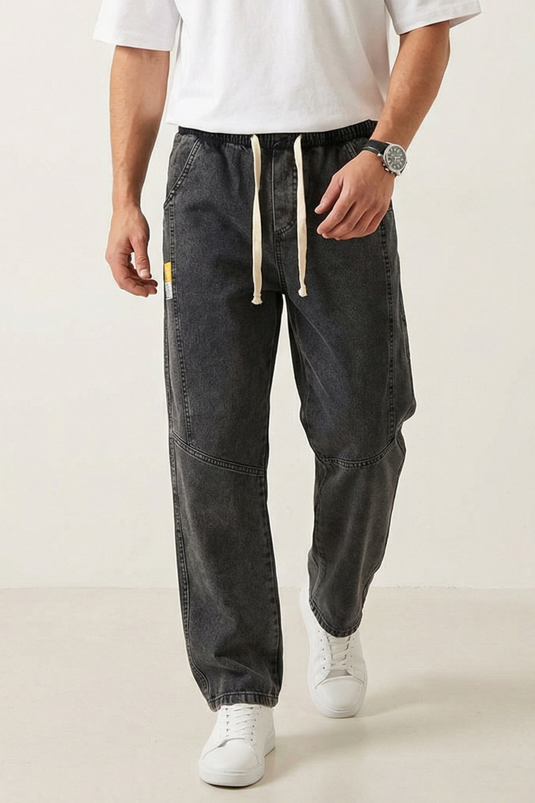 Bigdart Pantalon Jean Baggy Coupe Relaxed Homme 30074 - Anthracite