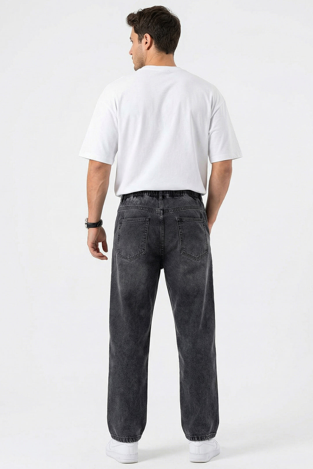 Bigdart Pantalon Jean Baggy Coupe Relaxed Homme 30074 - Anthracite