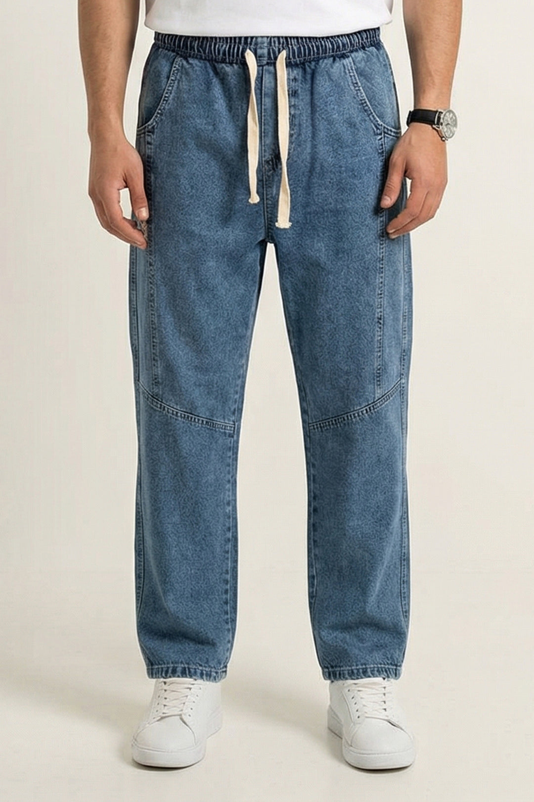 Bigdart Pantalon Jean Baggy Coupe Relaxed Homme 30074 - Indigo