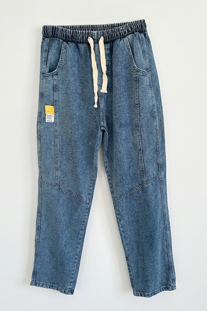 Bigdart Pantalon Jean Baggy Coupe Relaxed Homme 30074 - Indigo