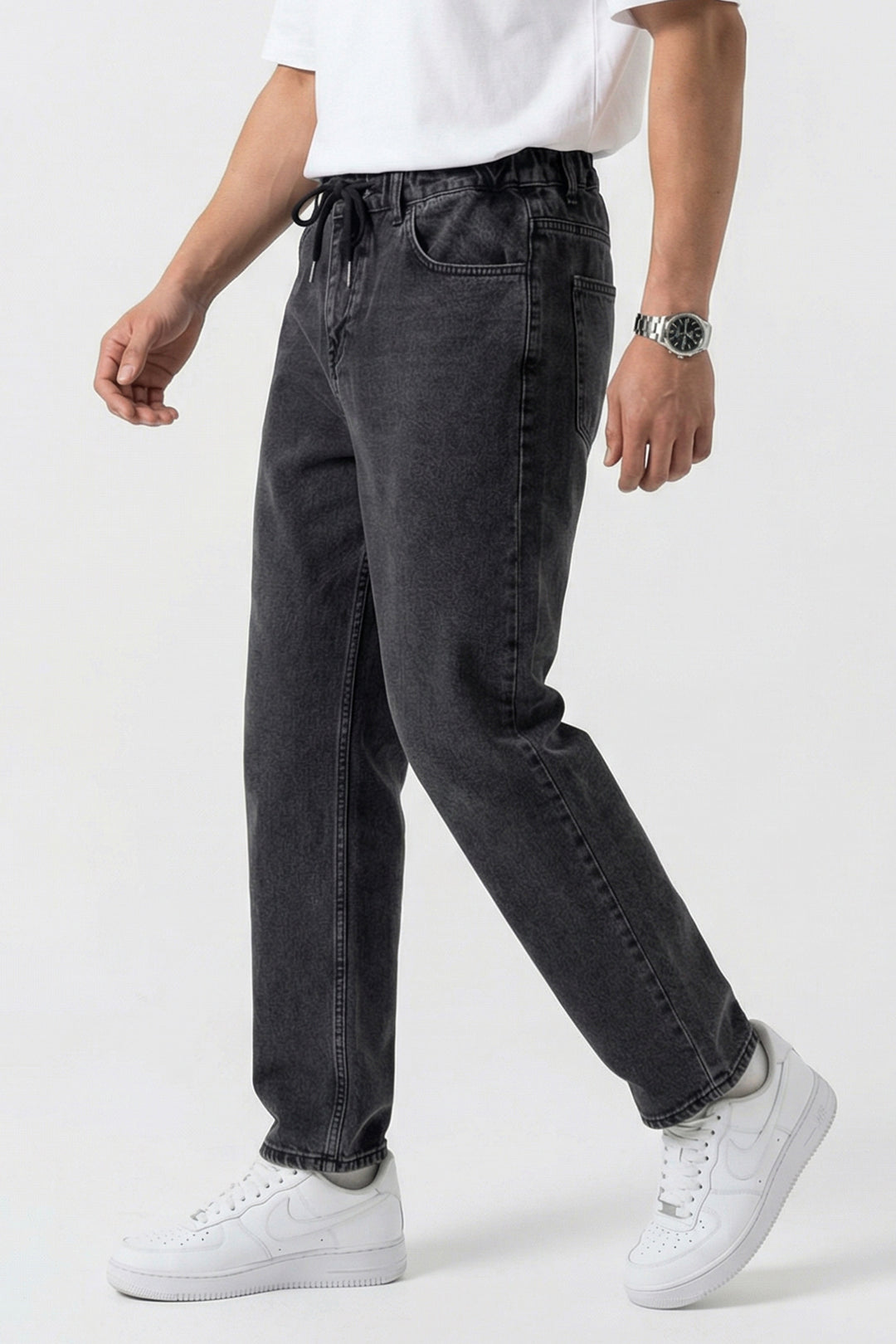 Bigdart Pantalon Jean Baggy Coupe Relaxed Homme 30075 - Anthracite