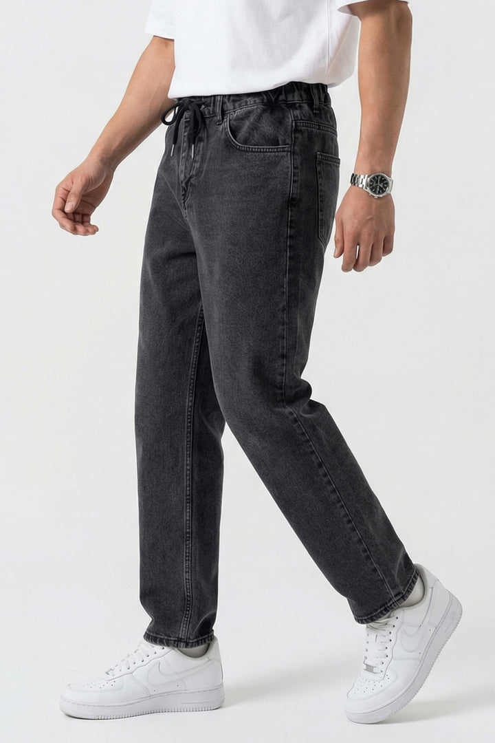 Bigdart Pantalon Jean Baggy Coupe Relaxed Homme 30075 - Anthracite