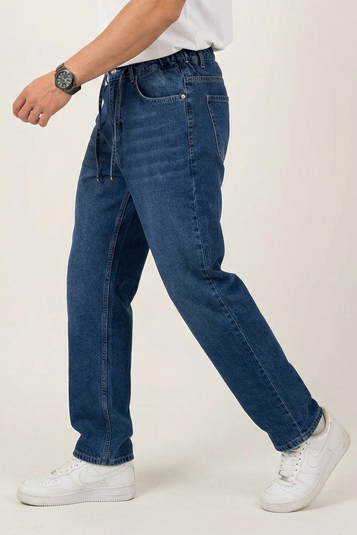 Bigdart Pantalon Jean Baggy Coupe Relaxed Homme 30075 - Bleu marine