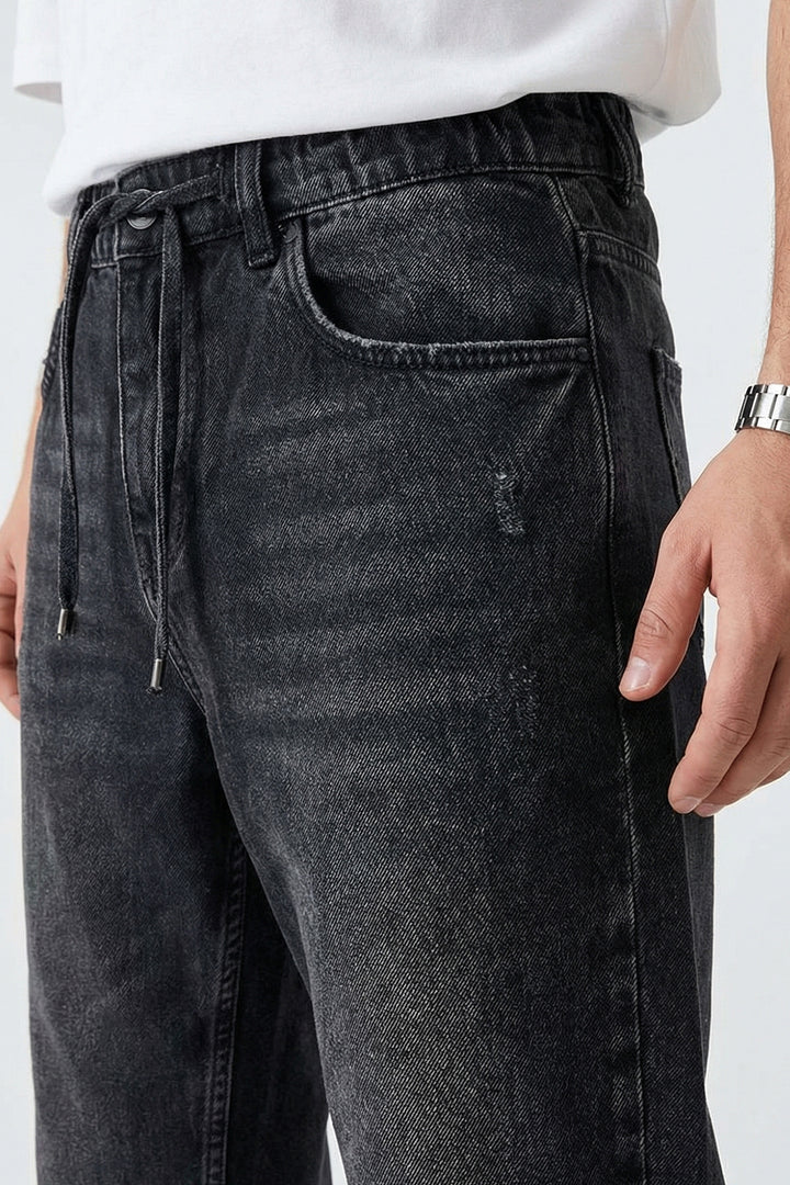 Bigdart Pantalon Jean Baggy Coupe Relaxed Homme 30075 - Noir