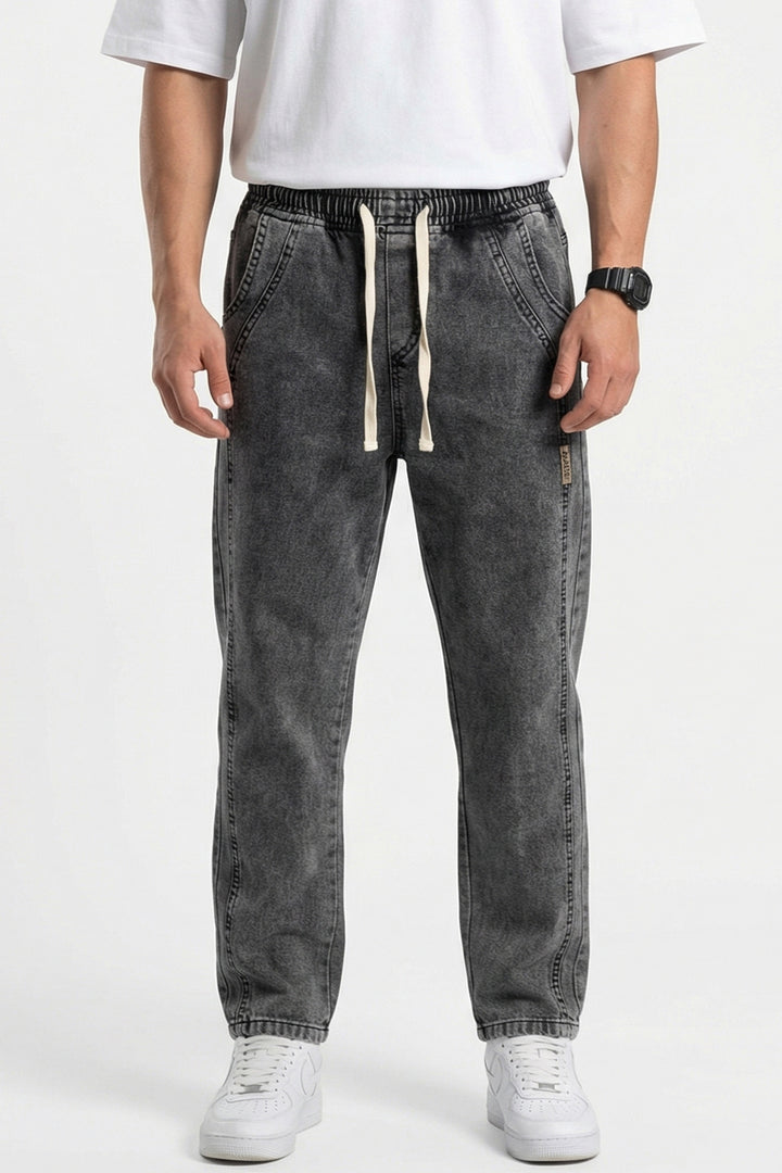Bigdart Pantalon Jean Baggy Coupe Relaxed Homme 30076 - Anthracite