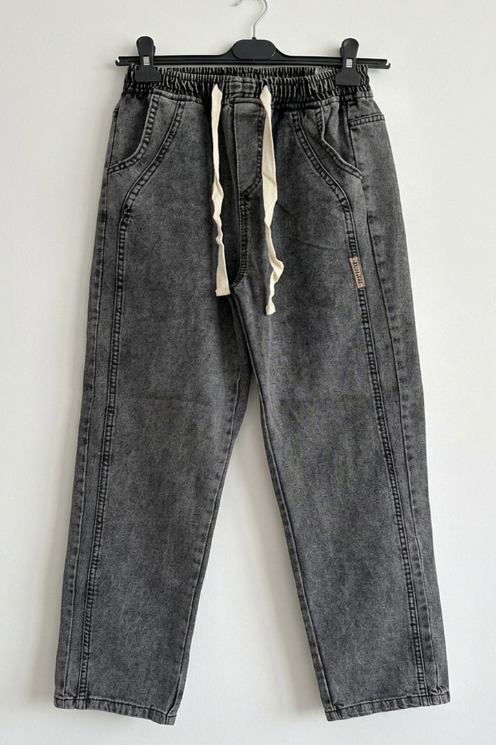 Bigdart Pantalon Jean Baggy Coupe Relaxed Homme 30076 - Anthracite