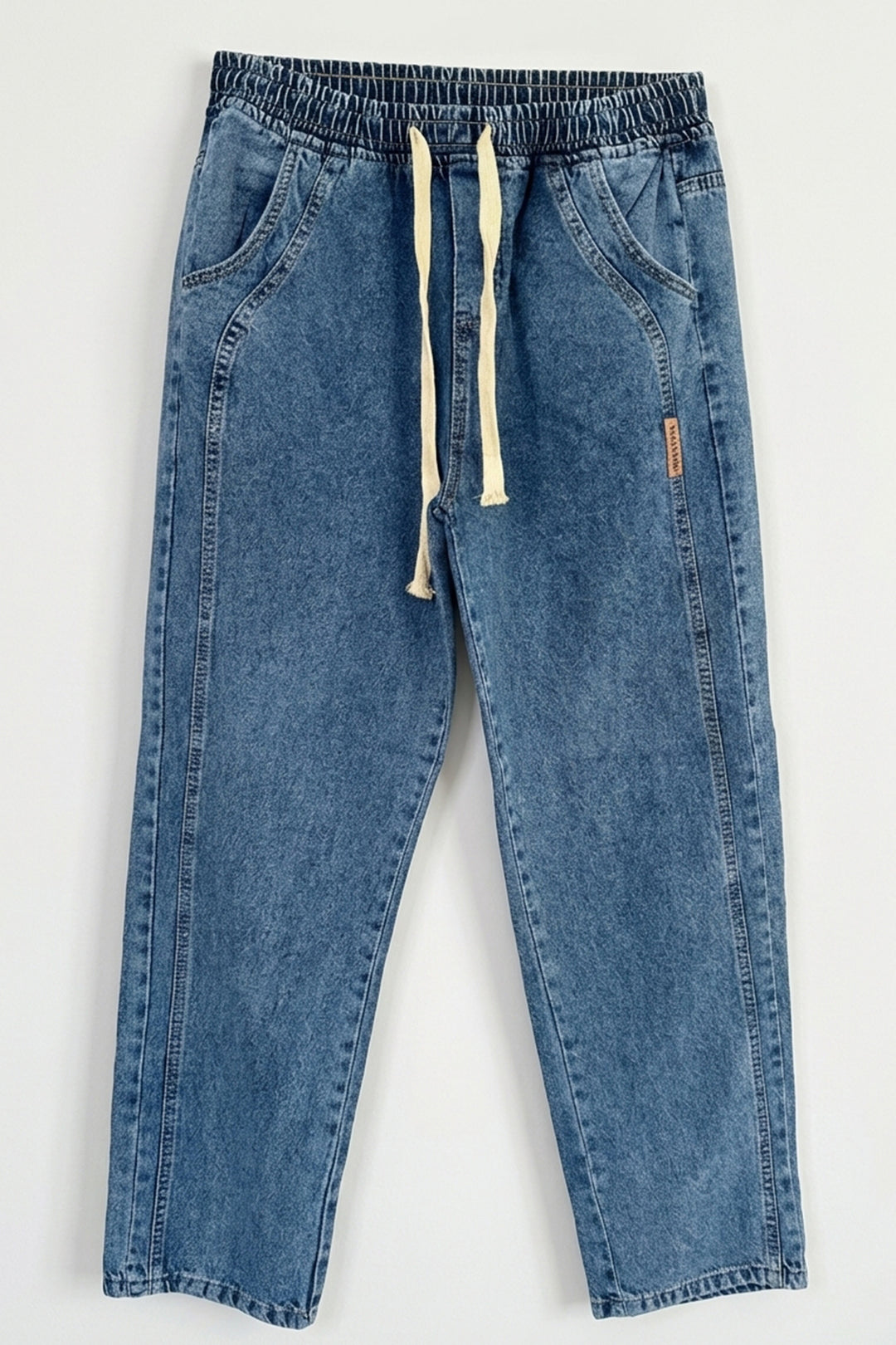 Bigdart Pantalon Jean Baggy Coupe Relaxed Homme 30076 - Indigo