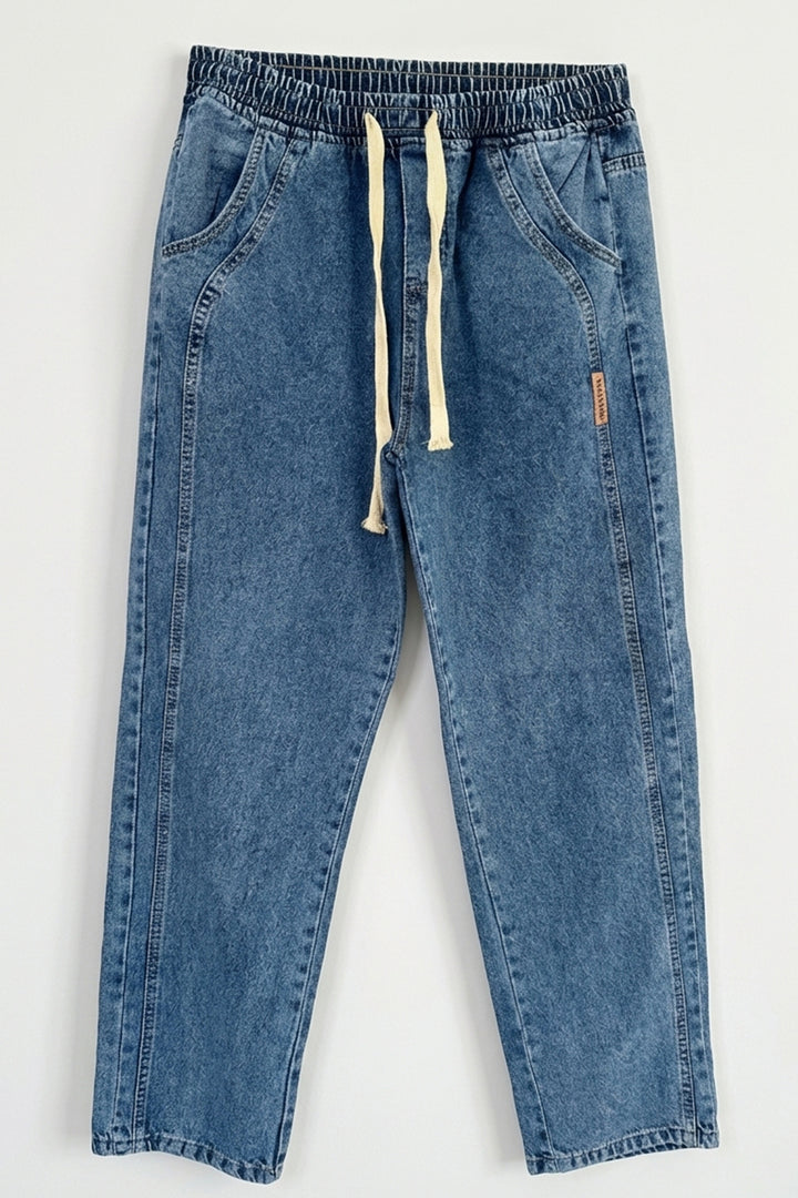 Bigdart Pantalon Jean Baggy Coupe Relaxed Homme 30076 - Indigo