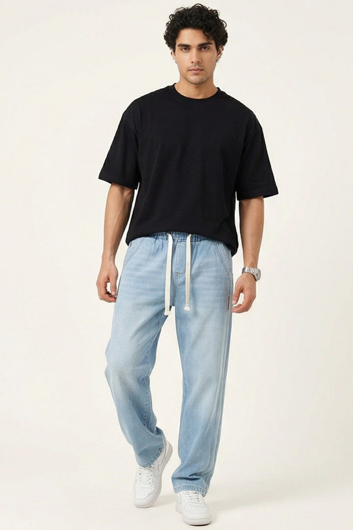 Bigdart Pantalon Jean Baggy Coupe Relaxed Homme 30076 - Bleu