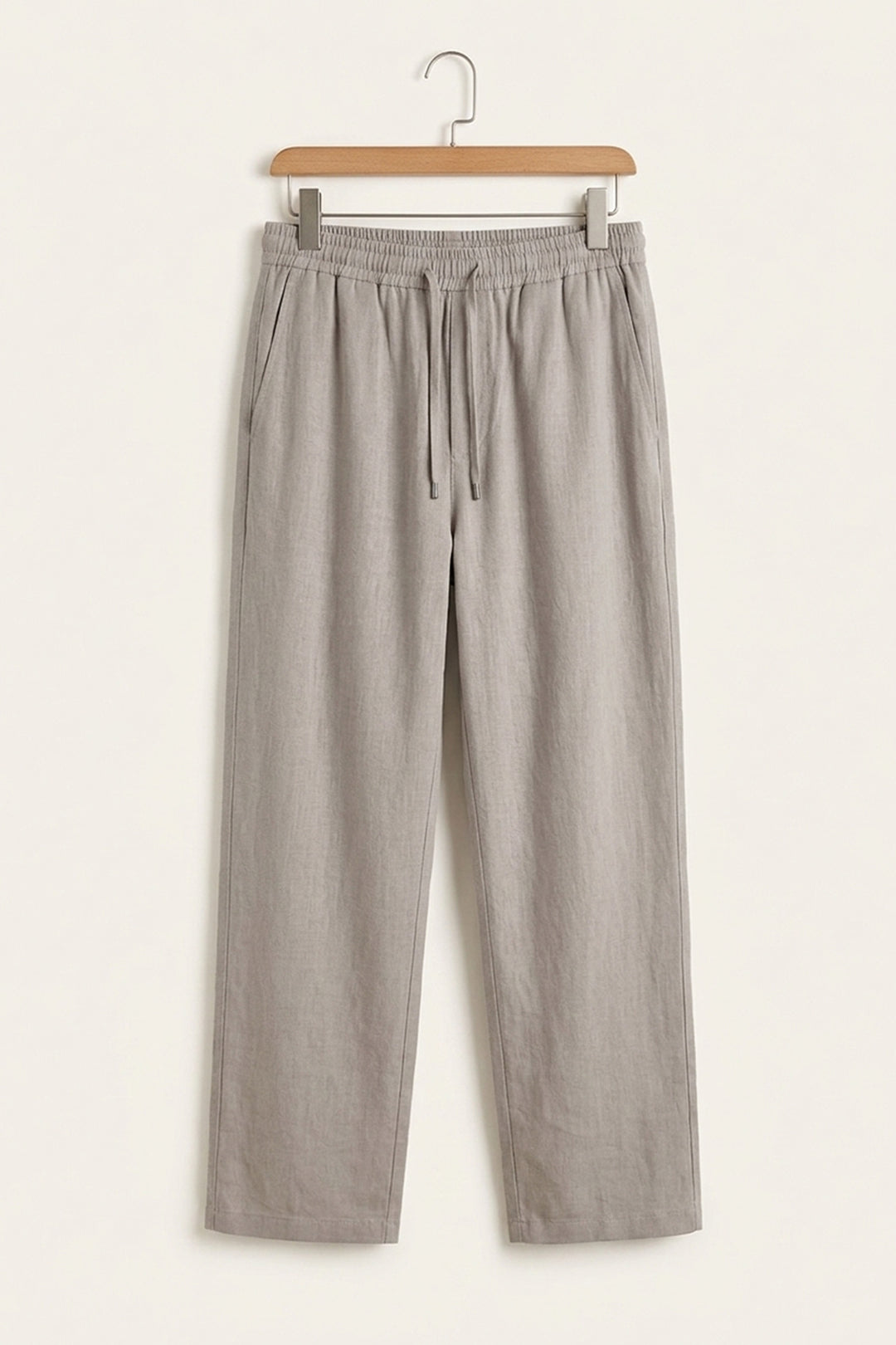 Bigdart Pantalon décontracté en lin pour homme 30118-Stone