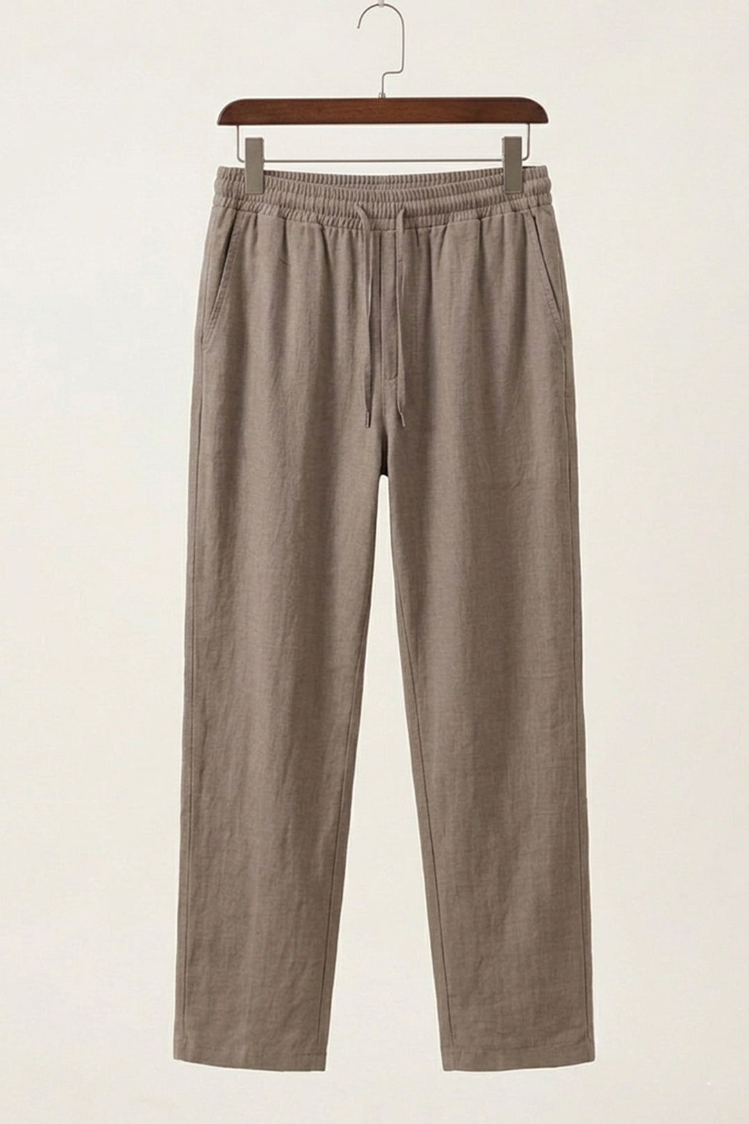 Bigdart Pantalon confortable en lin pour homme 30118-Mink