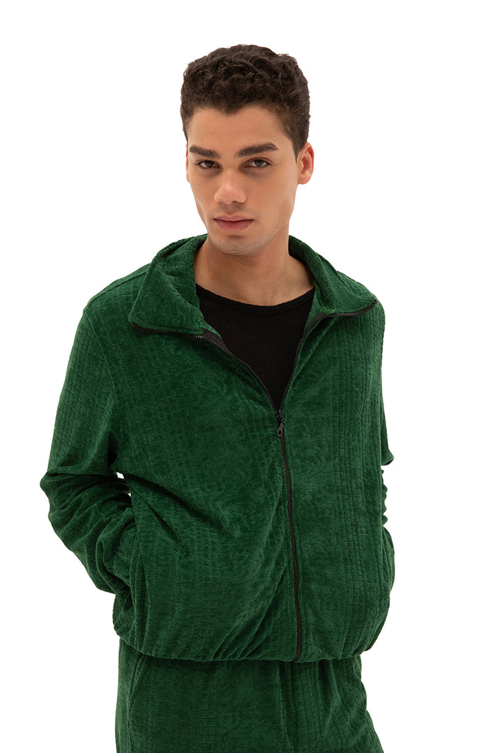 Giesto Gilet en serviette zippé - Vert