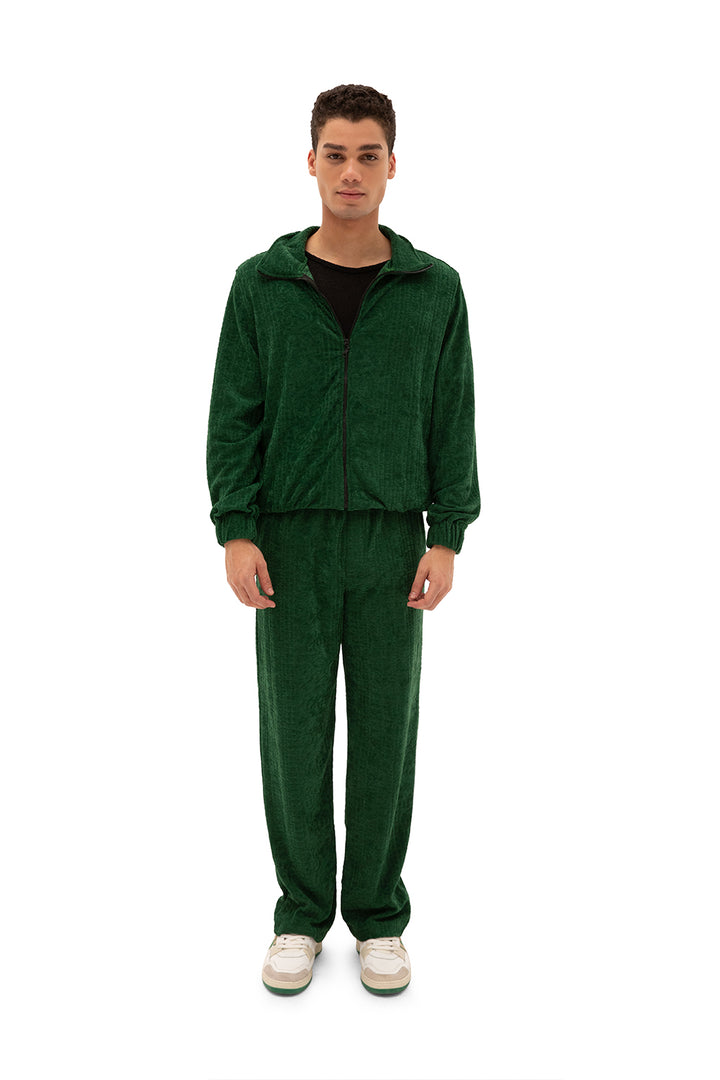 Giesto Gilet en serviette zippé - Vert