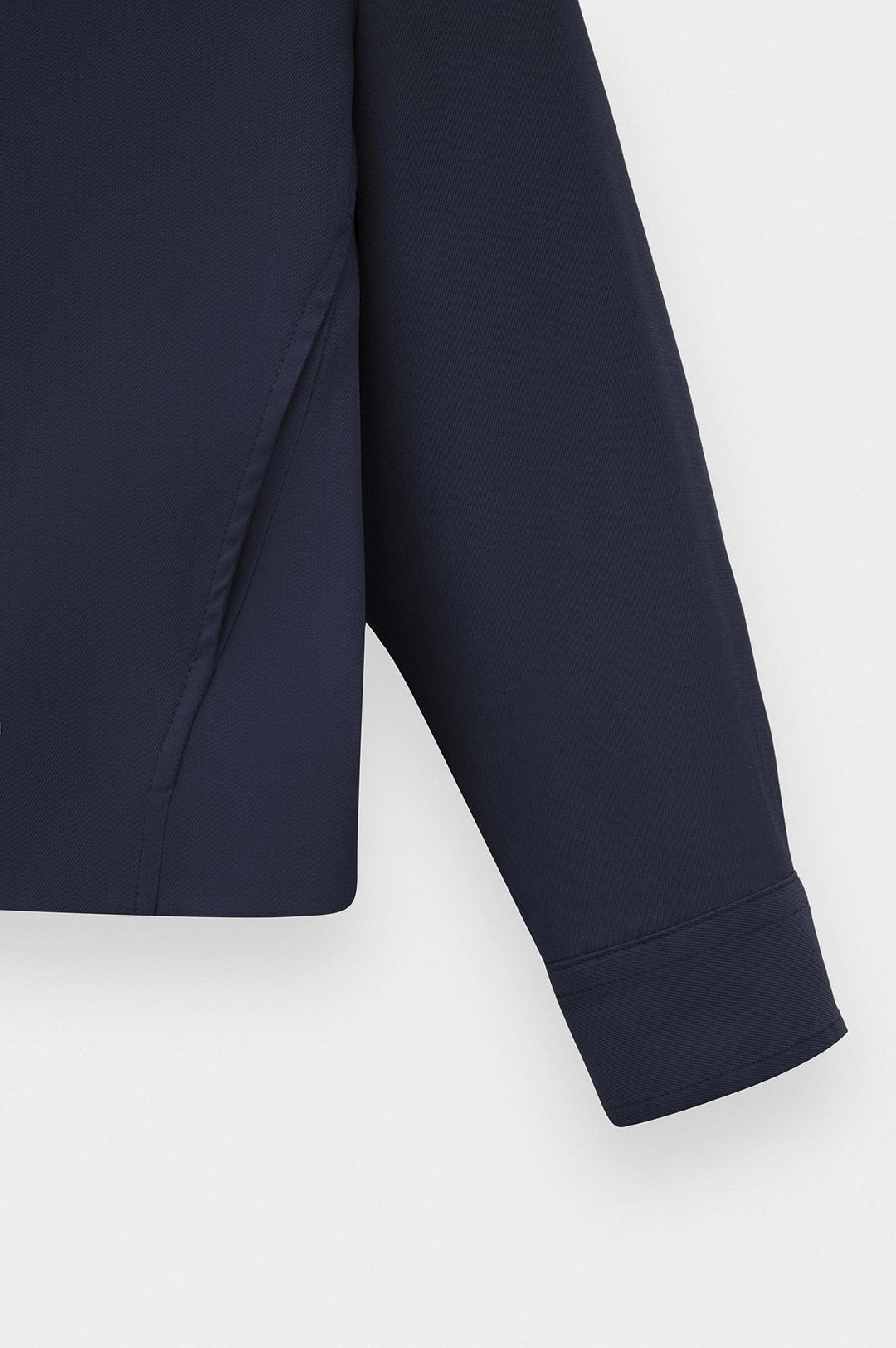 Giesto Veste en Modal Bleu marine Regular Fit à Fermeture Éclair - Bleu marine