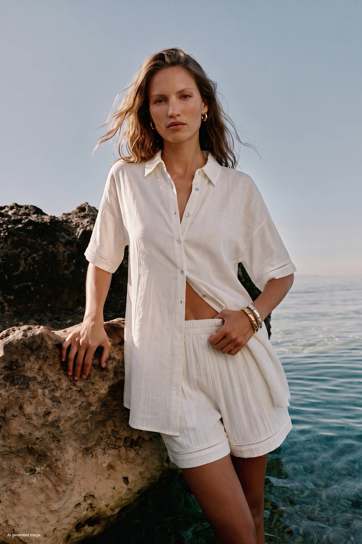 Sateen Ensemble Fiona - Écru