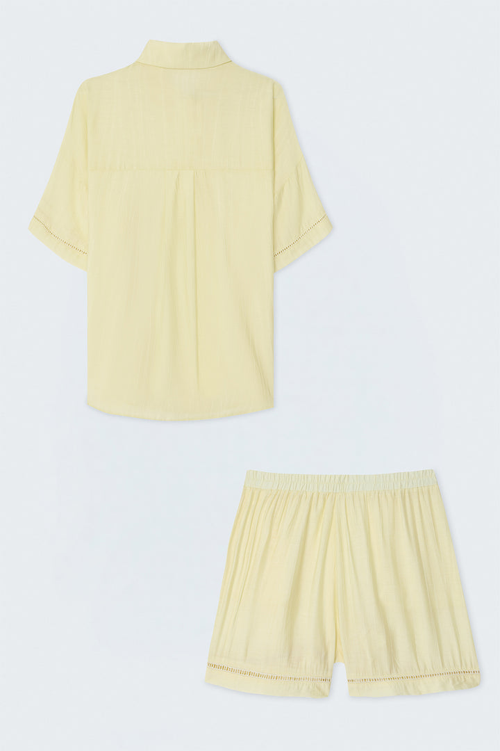 Sateen Ensemble Fiona - Jaune
