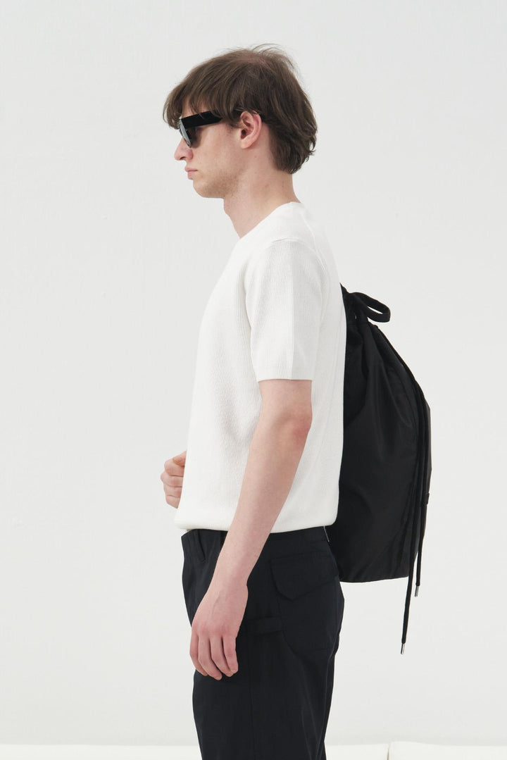 Giesto T-shirt en tricot texturé blanc - Blanc