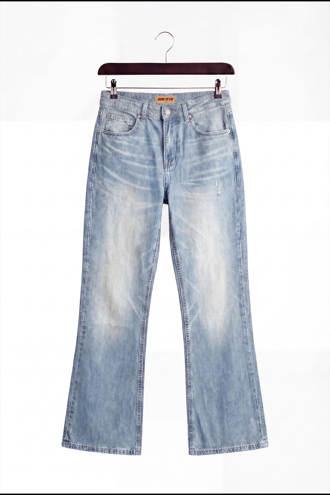 Giesto Jean bleu clair à jambe évasée - Bleu clair