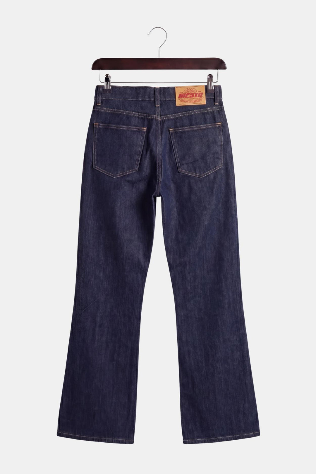 Giesto Jean bleu marine à jambes évasées - Bleu marine
