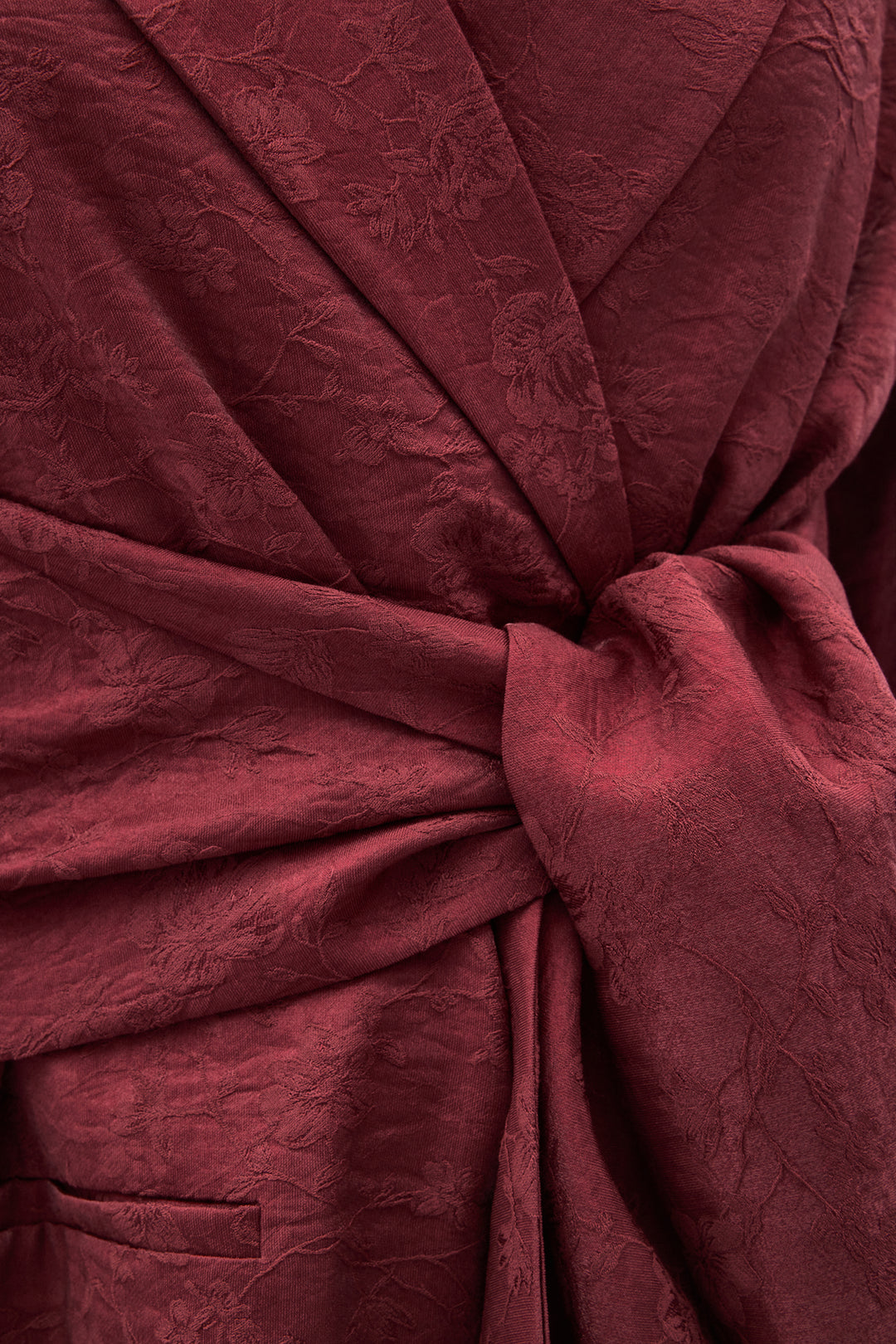 Sateen Freya Veste - Bordeaux