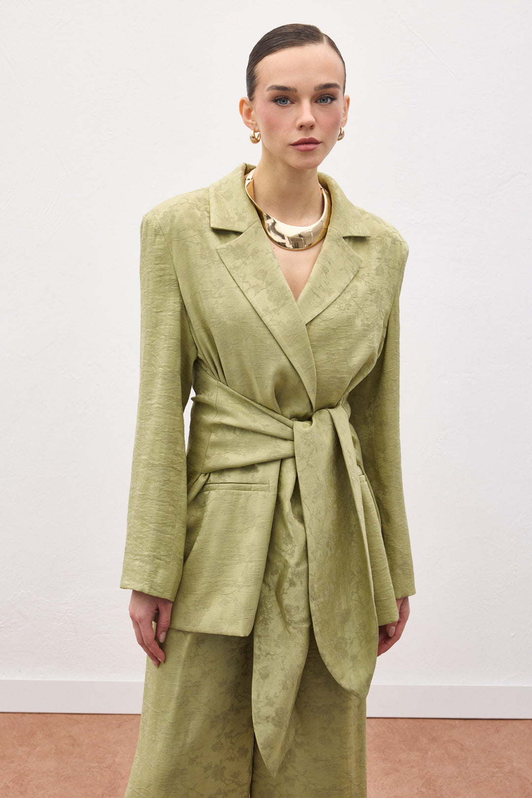 Sateen Veste Freya - Kaki