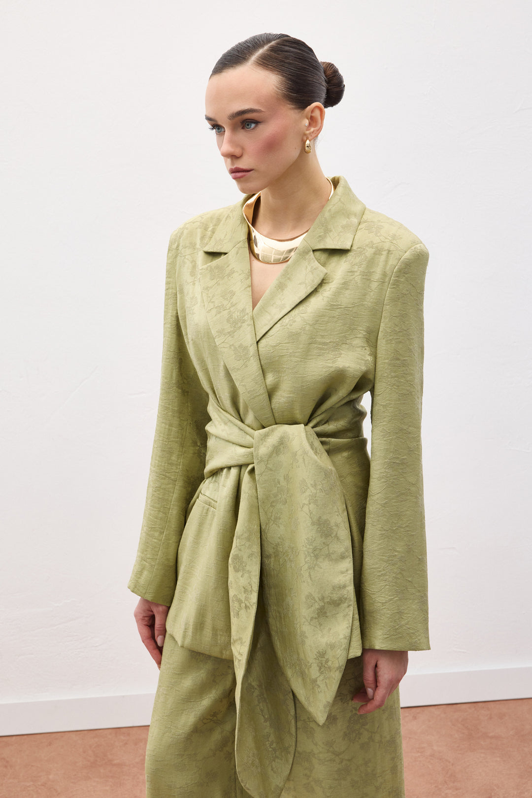 Sateen Veste Freya - Kaki