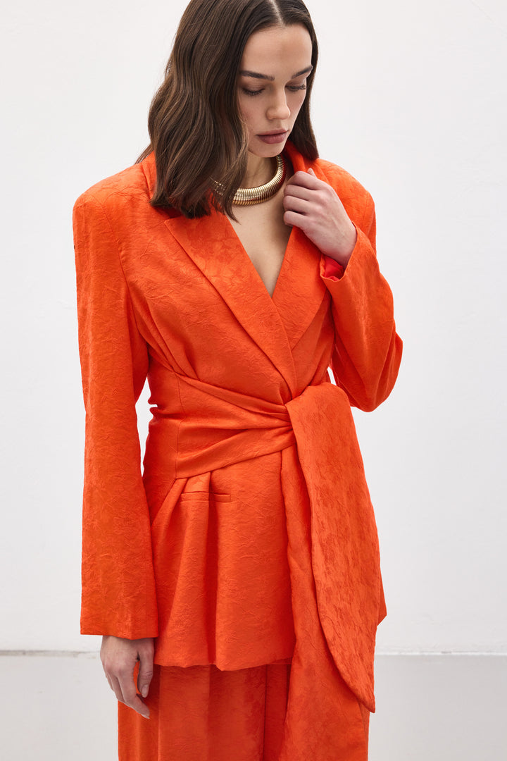 Sateen Veste Freya - oranj