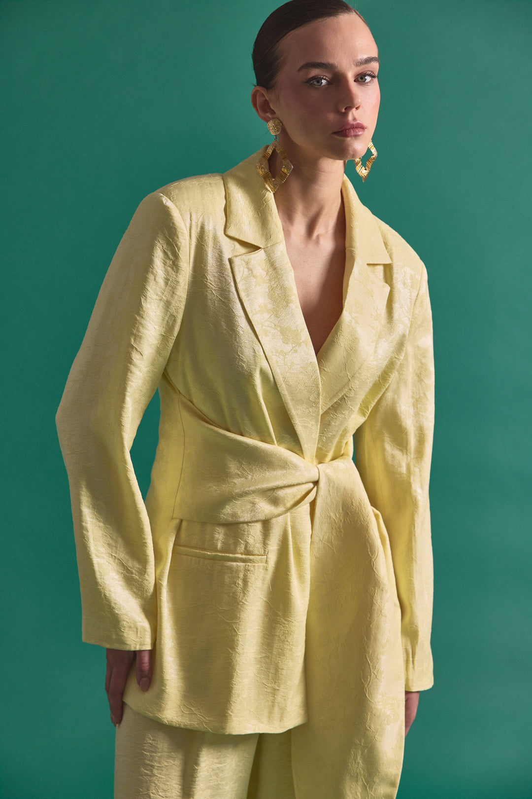 Sateen Veste Freya - Jaune