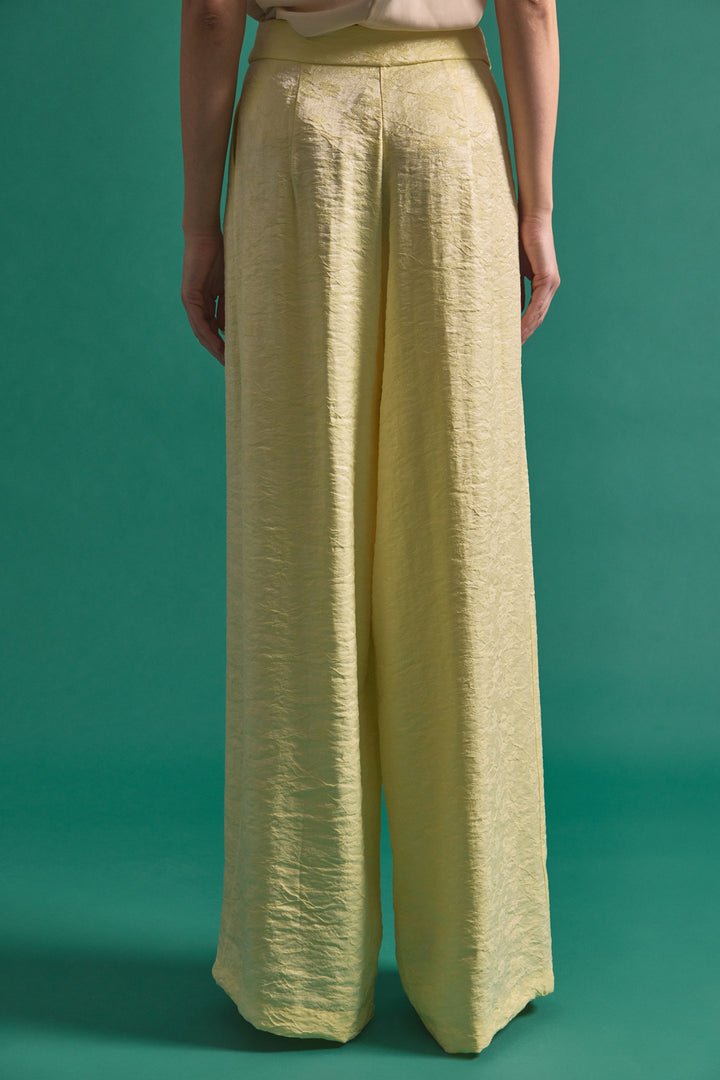 Sateen Pantalon Freya - Jaune