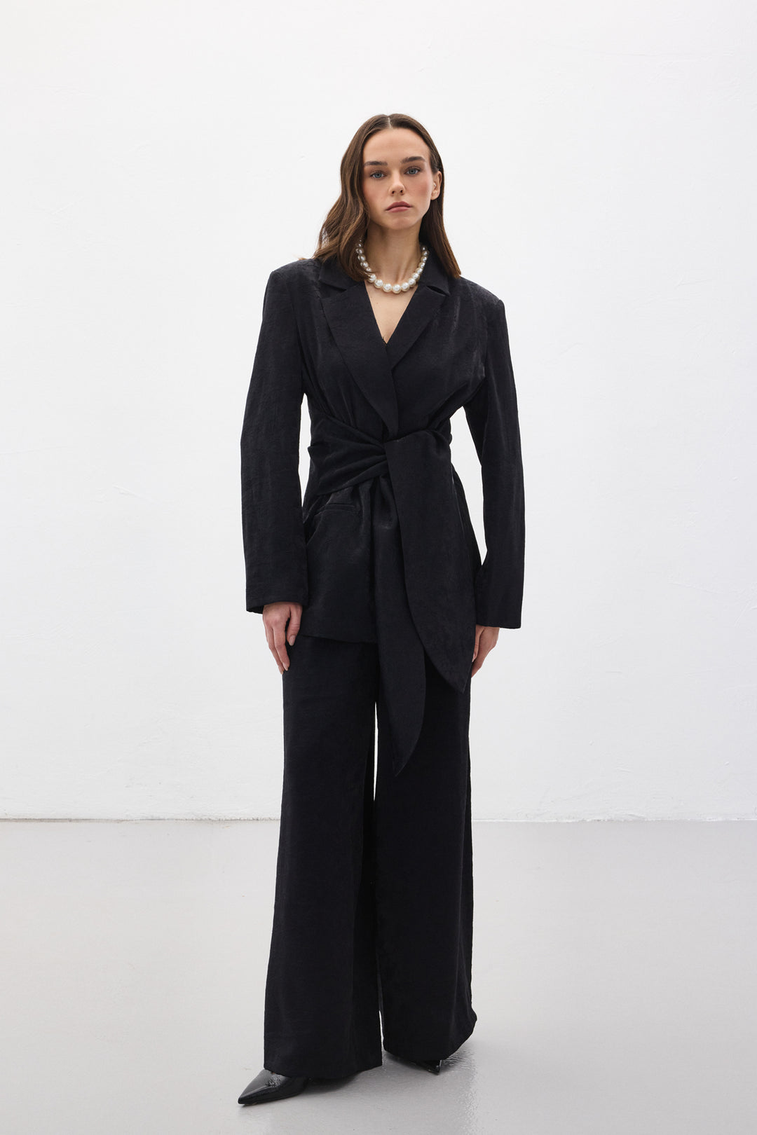 Sateen Pantalon Freya - Noir